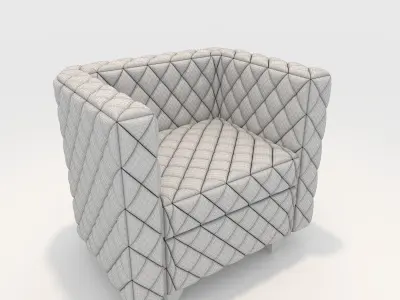 Sofa 1 Seater 10 3D model