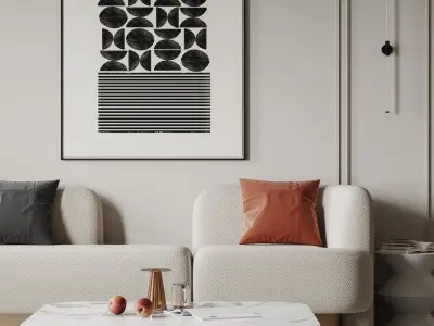apartment interior scenes    3D model 14