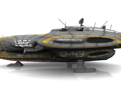 Advanced Destroyer 3D model