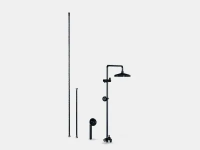 VOXNAN Head-handshower kit with diverter Low-poly 3D model