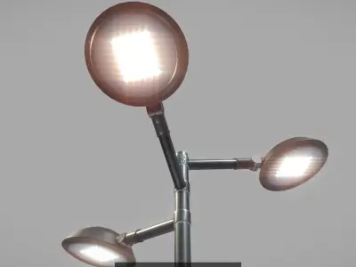 Street Light 15 with pole 3 3D Model Pack