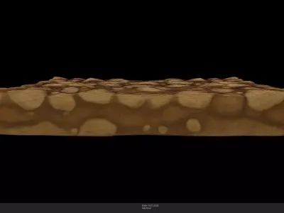 Stylized Cobblestone Path Game Ready - AI Low-poly 3D model