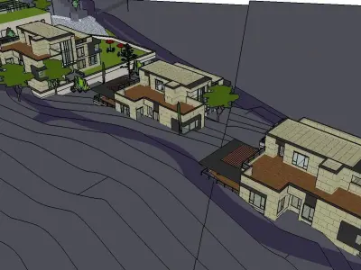 vacation spot-Resort-Fashion Leisure Hotel-0163 3D model