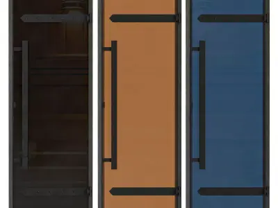  Glass door Harvia Legend 3D model