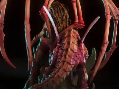 Queen of Blades from Starcraft 3D print model