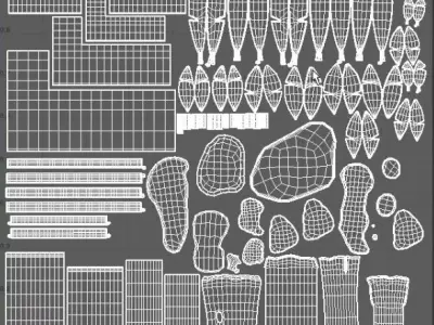 Tropical seatings 3D model