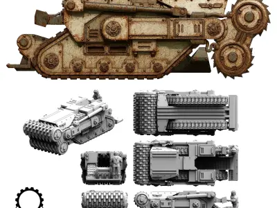 Universal Guard - Boring Tank 3D print model