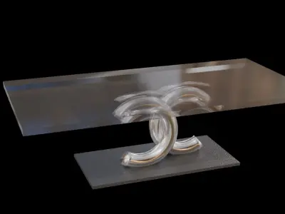 3 designed modern coffee tables  collection 3D modeling 3D model