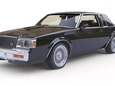 1987 Buick Regal GNX 3D model