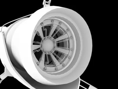 portal gun Low-poly 3D model