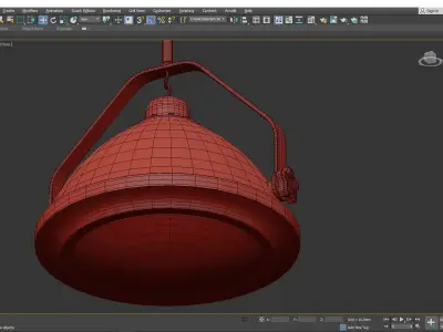 Apollo Pendant Light Low-poly 3D model