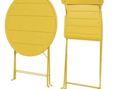 Ikea Sundso outdoor dining set 3D model