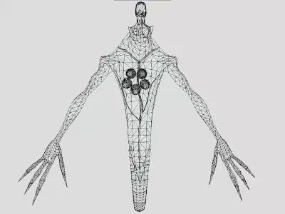 Zs Skayr or Ghostfreak - Ben 10 Alien Force - Vilgax Attacks Low-poly 3D model