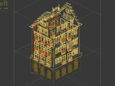 Heterogeneous - Architecture - Building 03 3D model