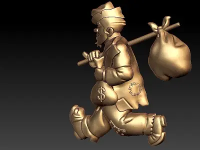 TINTIN EL CAPITAN HADDOCK 3D print model