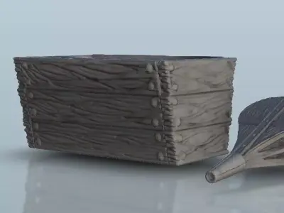 Blacksmith shop interior - Medieval Gothic Feudal Old Archaic Sa 3D print model