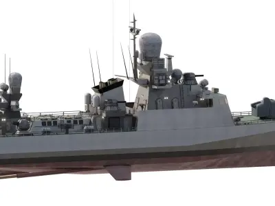 RUSSIAN NAVY CORVETTE 3D model
