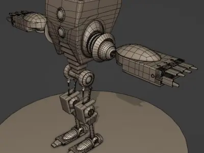 Stylized Robot Character 3D model