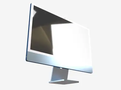 Apple imac 2021 v1 006 Low-poly 3D model