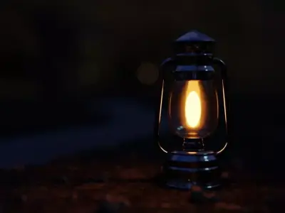 Oil Lamp Blender 3D 3D model