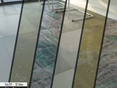 ABC Stone Set 3D model