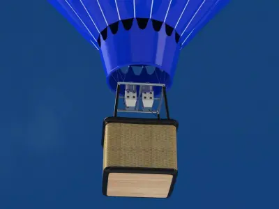 Hot Air Balloon 05 3D model