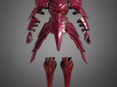 Overlord Shalltear Bloodfallen Armor for Cosplay 3D print model