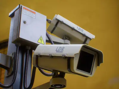 CCTV Street Pole - Game Ready - PBR Textured - Lowpoly Free low-poly 3D model