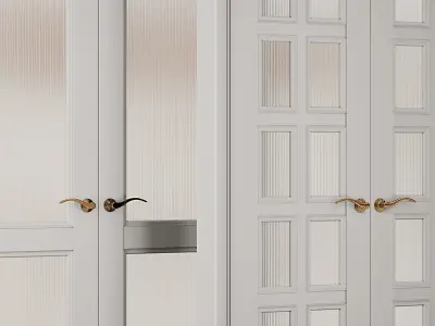 Entrance door set185 3D model