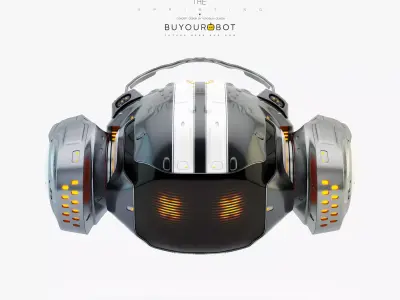 Sprinting drone 3D model