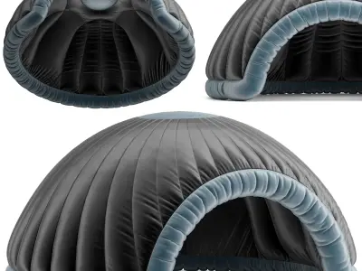 Inflatable tent 3D model