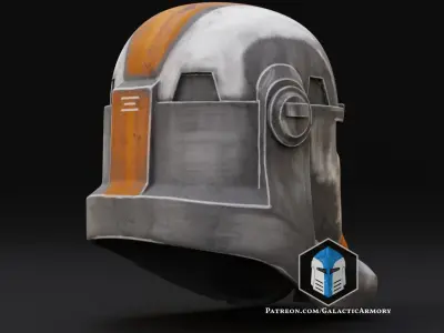 Bad Batch Hunter Helmet 3D print model