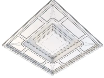 Futuristic Apartment Ceiling 3D model