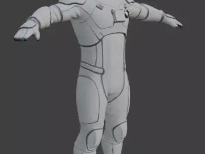 Spacesuit 3D Model 3D model