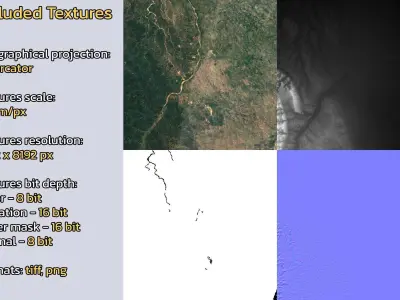 Santa Cruz Bolivia City Landscape 3D Model 3D model