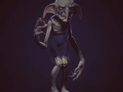 House-Elf Kreacher Low-poly 3D model
