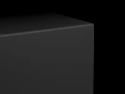 the default cube Low-poly 3D model