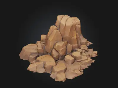 Rock Formation  Natures Timeless Sculpture 3D model