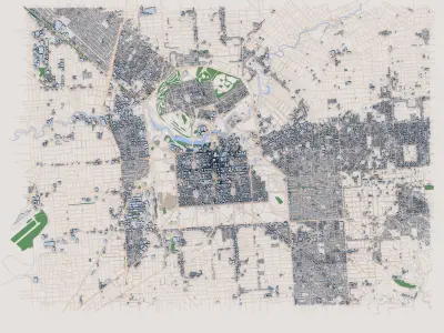 Adelaide City Australia 3D model