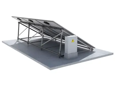 Solar panels 3D model