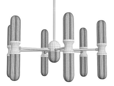 CAMILLA chandelier  Low-poly 3D model