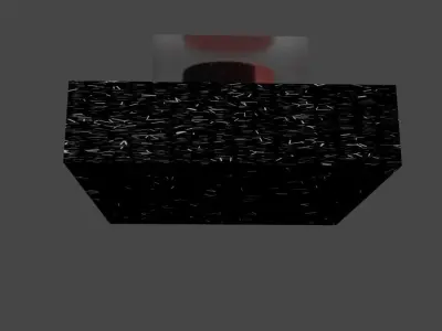 Cased Button 3D model