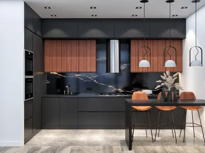 Hall interior 3D model purchase