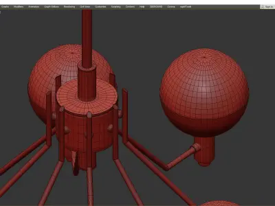 TUM pendant Low-poly 3D model