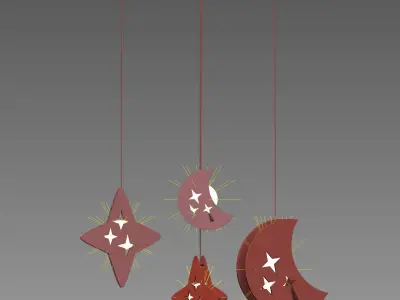 Moon Light Lamp 3D model