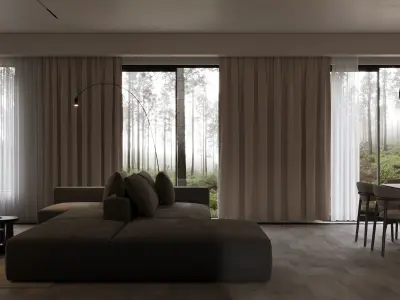COZY APARTMENT - Interior scene - 3d model 3D model