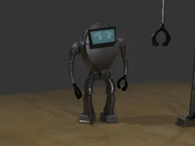 Robot Family 3D model
