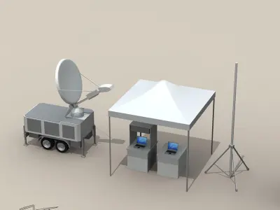 UAV Ground Control Stations 3D model