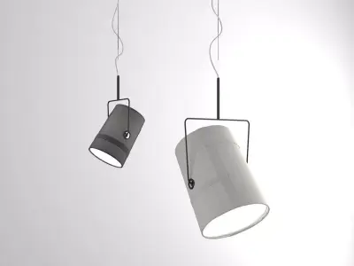 Fork pendant 3D model