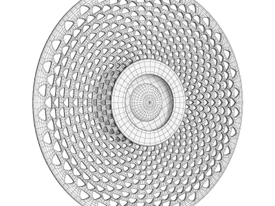 PLANCHET SCONCE Low-poly 3D model